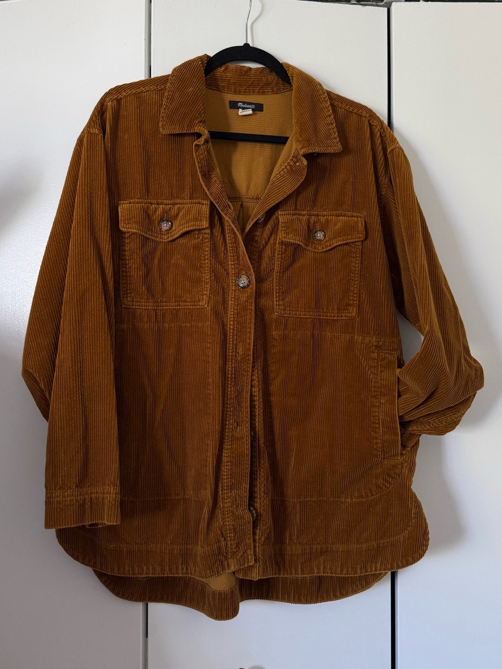 Madewell corduroy shacket